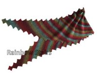Farbenrausch Alpis bunte Welt Knitted Scarf